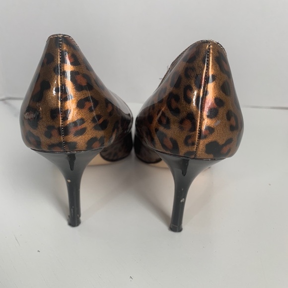 Aldo Leopard Print Pointed Toe High Heel Pump Sz 6 - Picture 5 of 8